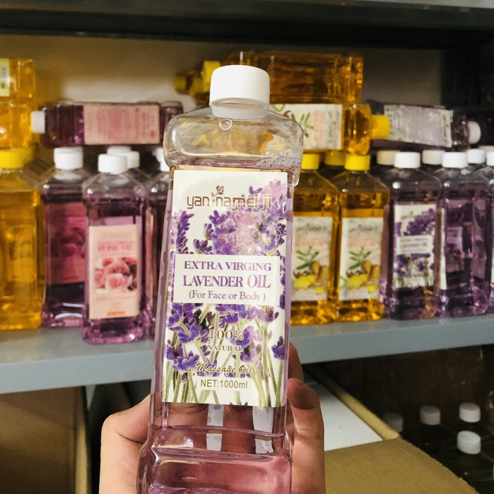 Dầu massage levender 500ml spa thẫm mỹ viện