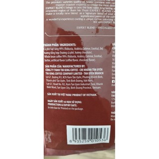 CÀ PHÊ HẠT RANG KING COFFEE Expert Blend 1 - Túi 1 Kg