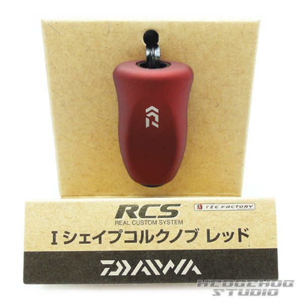 [DAIWA genuine/SLP WORKS] RCS I-Shaped Cork Handle Knob (Red)