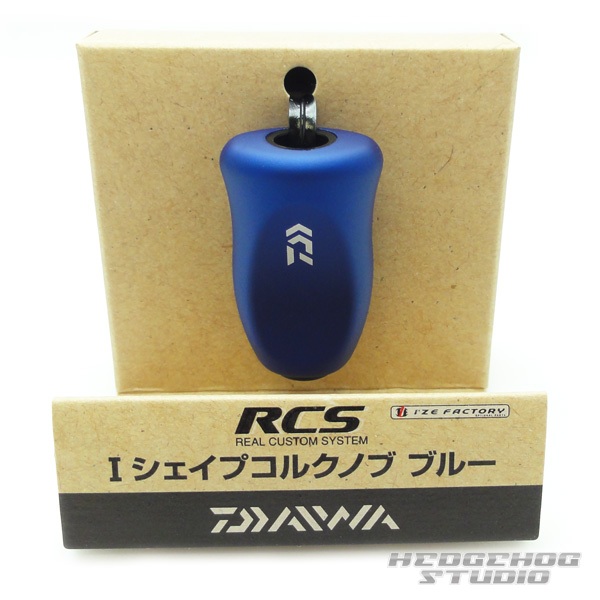 [DAIWA genuine/SLP WORKS] RCS I-Shaped Cork Handle Knob (Blue)