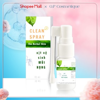  Dung Dịch Xịt Mũi Họng Hằng Ngày Diệt Khuẩn The Herbal Skin 10ml 