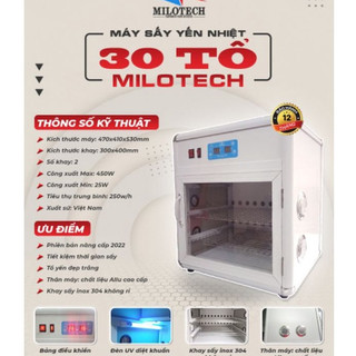 Máy sấy yến Milotech 30 tổ