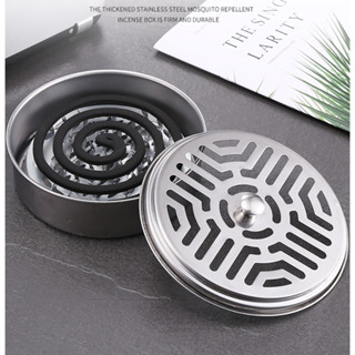 Combo 3 hộp đựng nhang muỗi chống nóng. Khay đựng nhang muỗi chống rơi tàn, Khay đựng nhang