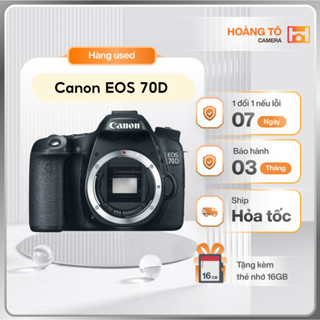Máy ảnh Canon 70D cũ (body)