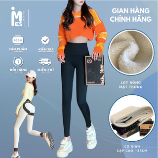  Quần Legging Lót lông Dày Giữ Nhiệt chất liệu su đúc lót lông ấm dành cho thời tiết đại hàn lót lông có hộp 1922 