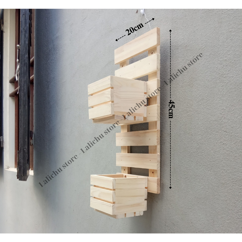 kệ gỗ đặt riêng theo yêu cầu (2 thanh gỗ dài 1m2)