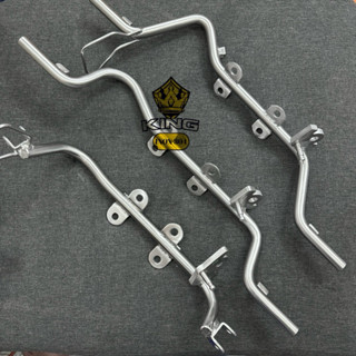 Gác máy inox 304 gắn cho các dòng xe Dream, Wave, Ex, Sirius...