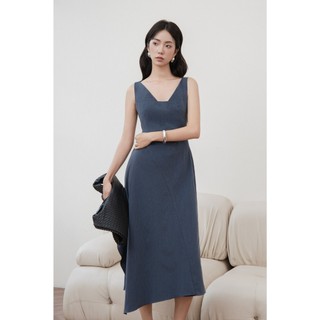 OLV - Đầm kiểu trơn dáng dài Linnea Dress