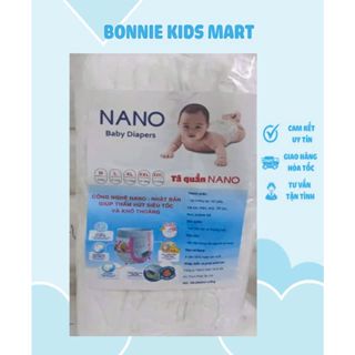  100 miếng bỉm DÁN nano - Bỉm thấm hút cực tốt cảm kết đủ miếng hàng bao lỗi đủ size từ s đến M 