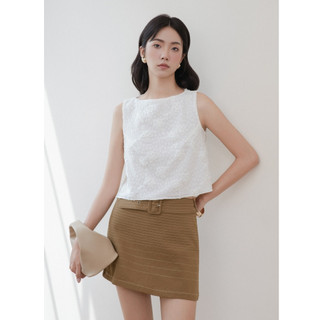 OLV - Áo kiểu suông croptop công sở Minka Top