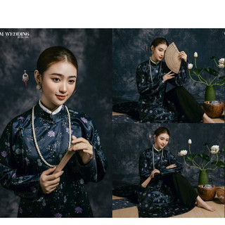 Áo dài cổ phục thiết kế mới 2023