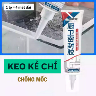  Keo Chống thấm viền tường Nhà tắm Chậu rửa bát Nhà vệ sinh - Diệt khuẩn Khử mùi 