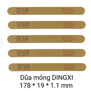 Dũa Dingxi cao cấp, dũa da bò, dũa móng nail