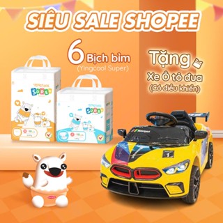 Bỉm Yingcool Super full size - combo mua 06 bịch Tặng 1 Xe Oto đua có điều khiển