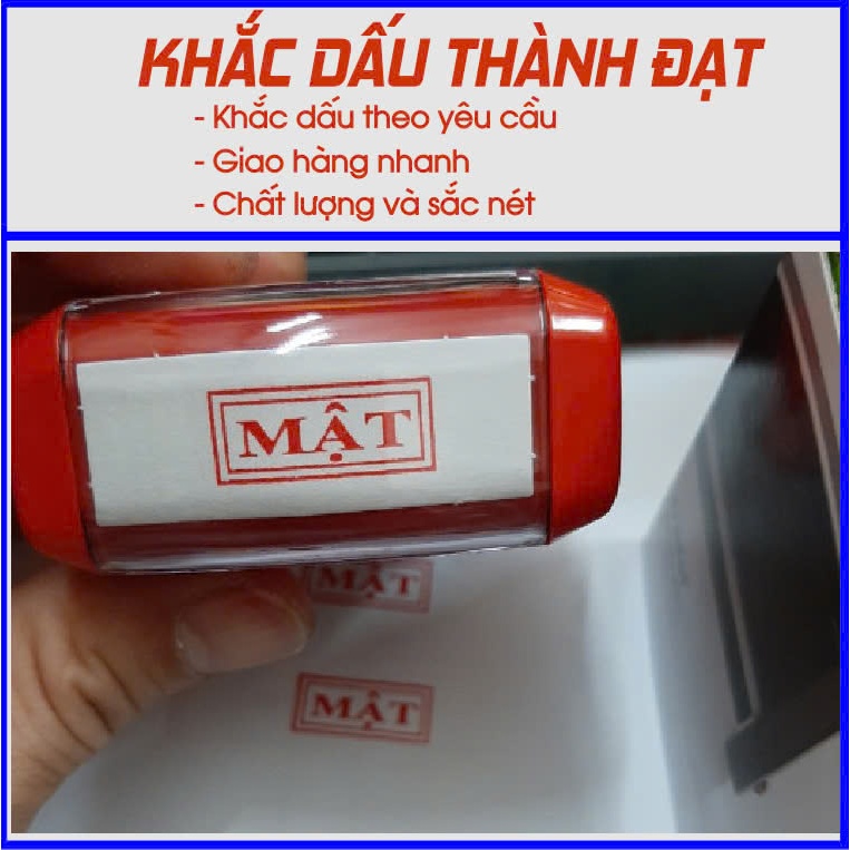 Con dấu chữ "MẬT" theo TT24/2020/TT-BCA