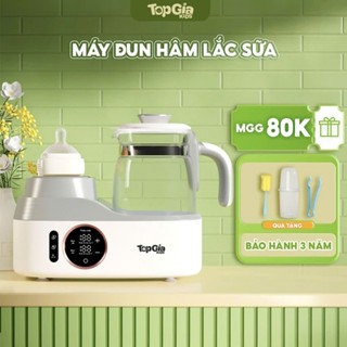 Máy đun và hâm nước pha sữa lắc sữa, giữ nhiệt thông minh TOPGIAKIDS M03-02 bảo hành 3 năm