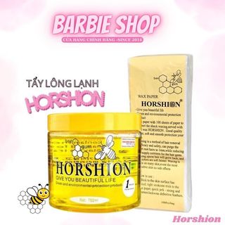 Sáp wax lông mật ong horshion + giấy wax lông