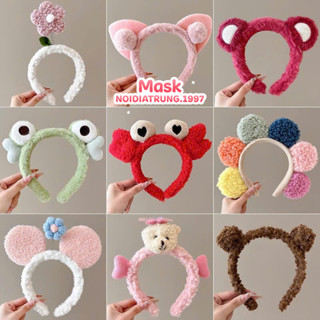 Băng Đô Bờm Cài Tóc Trang Điểm Skincare Rửa Mặt Nhiều Mẫu Dễ Thương