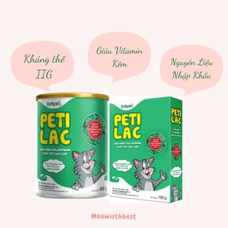  Sữa Petilac Cho Mèo Mọi Lứa Tuổi 