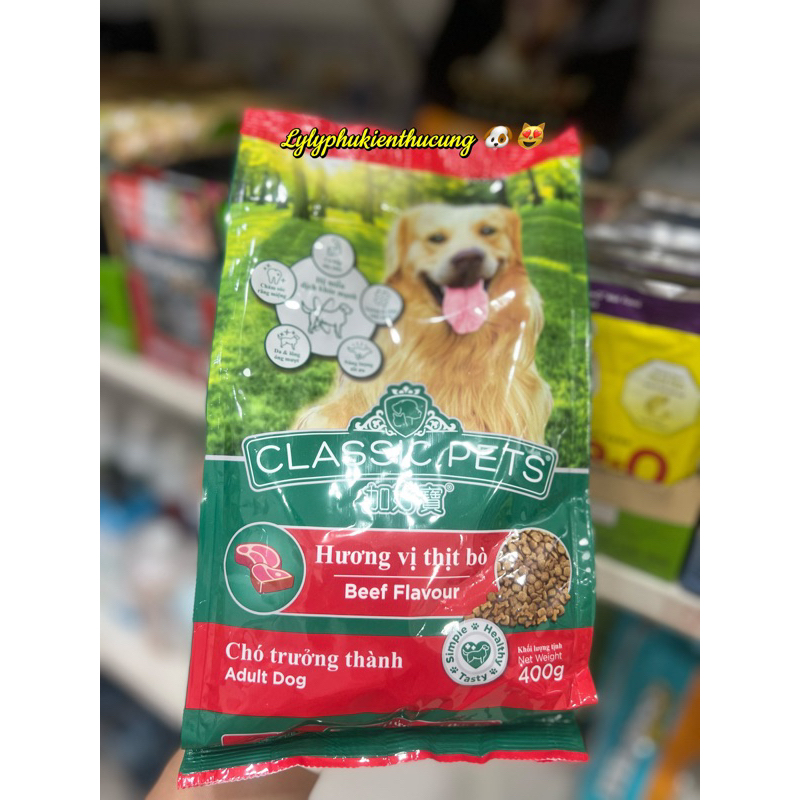 Thức ăn cho chó lớn - Classic pets (400g)