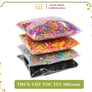 THUN CỘT TÓC BỊT 50Gr - DÂY BUỘC TÓC NHIỀU MÀU