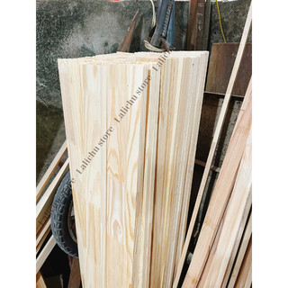 Thanh gỗ decor DIY, nan gỗ thông bào mịn làm kệ, làm khung, làm đồ thủ công handmade