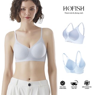 Áo Ngực Áo Lót Nữ  Không Gọng Không Đường  May Nâng Ngực Chống Xệ Thoáng Khí HOFISH HFS1068