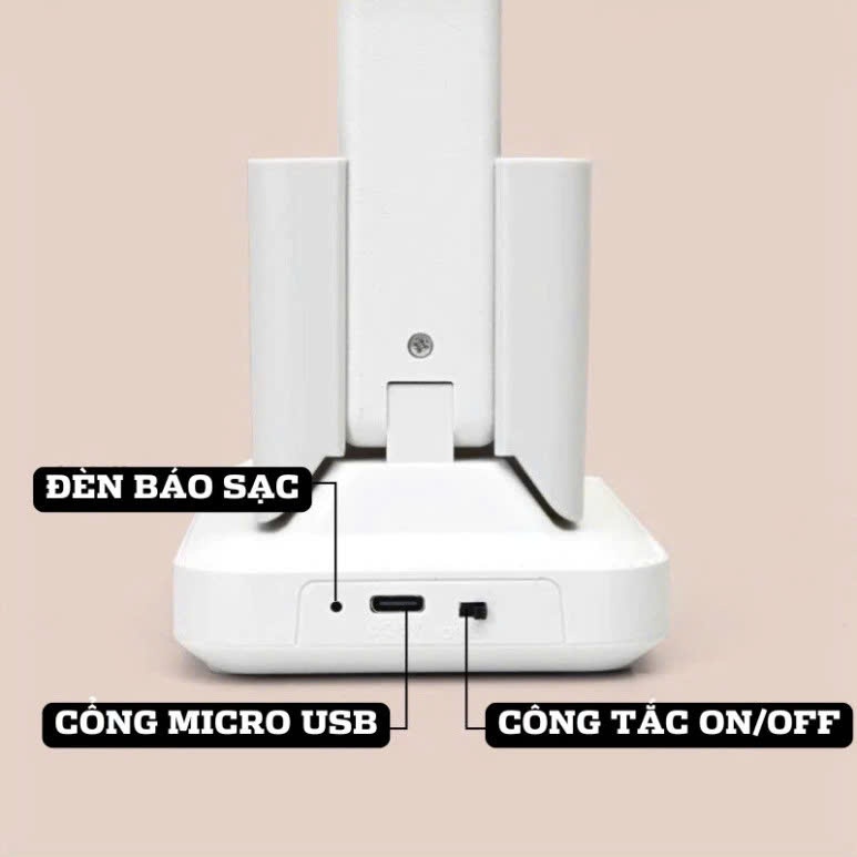 Đèn Bàn Học, Đọc Sách Tích Điện, Bảo Vệ Mắt, Nút Cảm Ứng 3 Chế Độ Ánh Sáng Tùy Chỉnh TENZATEK | BigBuy360 - bigbuy360.vn