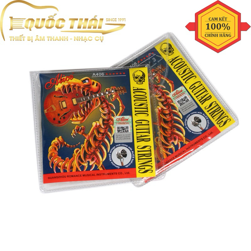 Dây Đàn Guitar Acoustic Alice A406 Chính Hãng Alice.