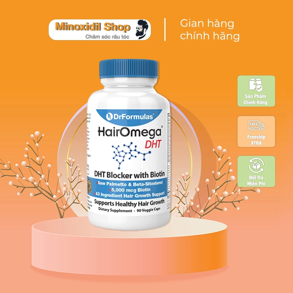 HairOmega DHT Blocker - Mọc Tóc Ngăn Rụng Tóc