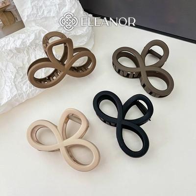 Kẹp tóc nữ Eleanor Accessories thiết kế hình vô cực phụ kiện tóc kẹp tóc càng cua 8261
