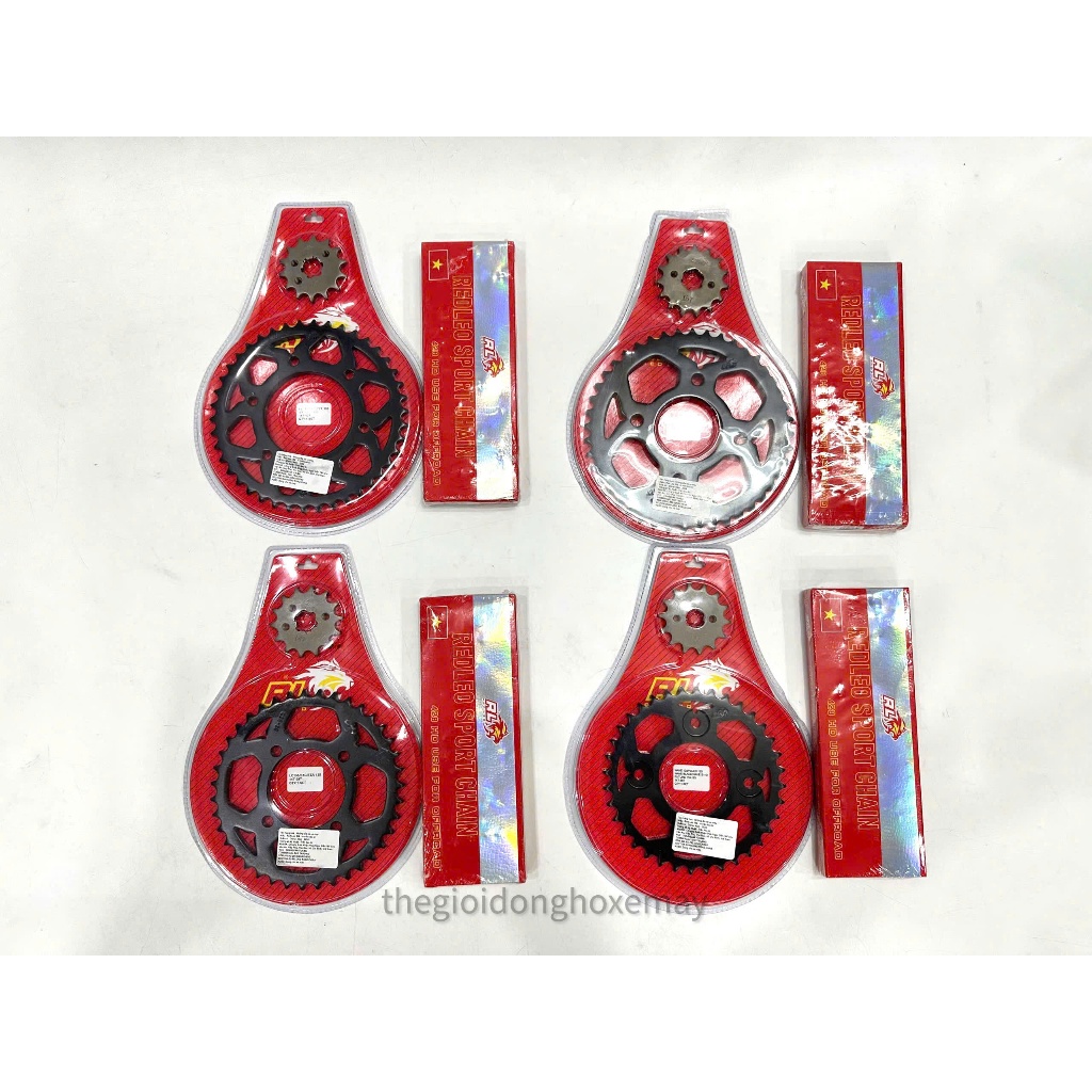  Nhông Sên Dĩa Redleo Xe Máy Đầy Đủ Các Dòng Xe Máy Exciter150 Exciter 135 Winner-Sonic Wave Lớn - Fuled 