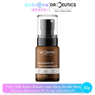 Tinh Chất Alpha Arbutin Làm Sáng Da Mờ Nám DrCeutics Alpha Arbutin 5% và Kojic Dipalmitate 2% 30g