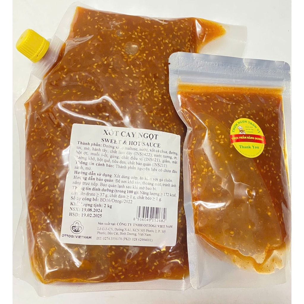 Sốt Hot & Sweet ( Sốt HS)_ Sốt Phủ Gà Rán Ottogi