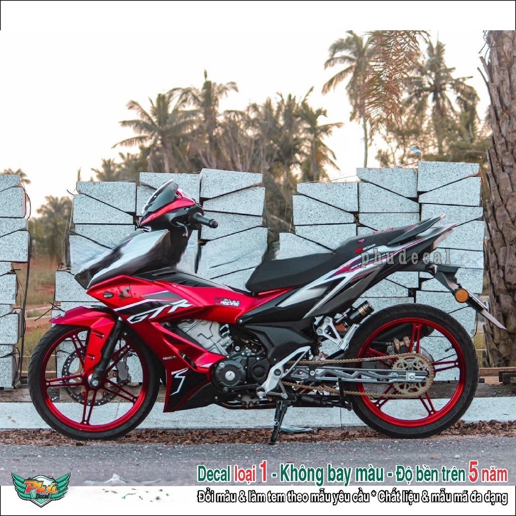 Tem rời Winner X đỏ bạc đen GTR (8)