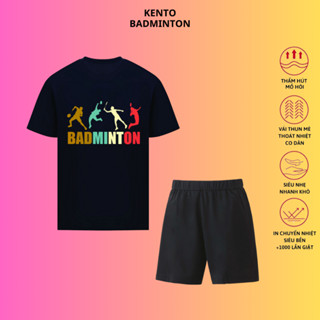 Áo Cầu Lông, Quần Cầu Lông, Bộ Cầu Lông I LOVE BADMINTON Nam Nữ, Vải Thoáng Khí STT636