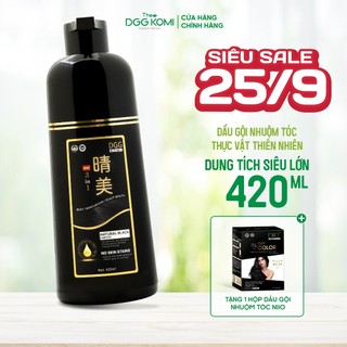  Dầu Gội Nhuộm Phủ Bạc DGG Komi Việt Nam Chiết Xuất Thảo Dược Lên Màu Hoàn Hảo Sau 5 Phút Dạng Chai Lớn(420)