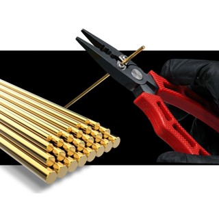  Ống đồng đặc ruột độ mod mô hình cao cấp kim loại DSPIAE - BB- 05,10,15,20,25,30. chiều dài 200mm 