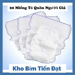 [ SG Hoả Tốc ] TÚI 20 MIẾNG TẢ QUẦN TRẦN CHO NGƯỜI GIÀ BAO BÌ TRONG SUỐT THẤM HÚT TỐT