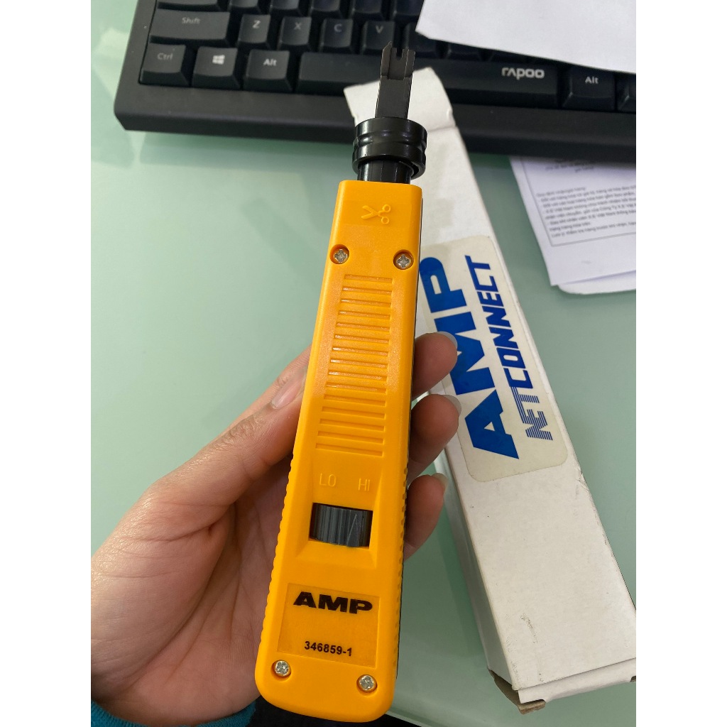 Tool nhấn AMP dùng chuyên dụng cho nhấn nhân mạng AMP cat5 cat6