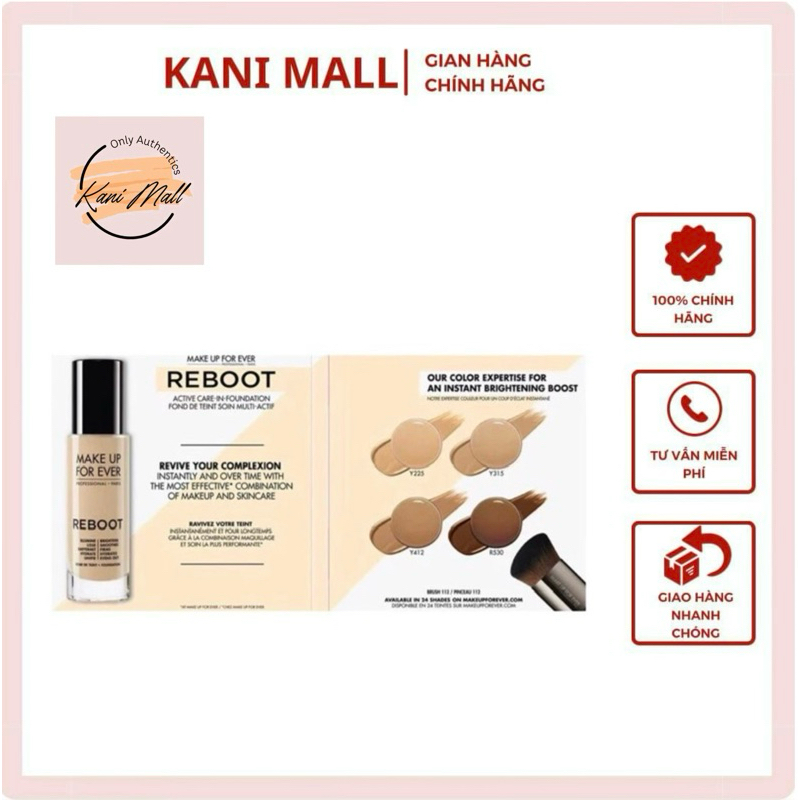 Sample - Kem nền Make Up For Ever REBOOT Foundation
