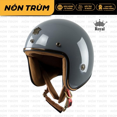 Mũ bảo hiểm 3/4 Royal M20c ximang bóng cho nam và nữ đi xe máy chính hãng tại Nón Trùm