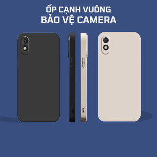 Ốp lưng Xiaomi Redmi 9A cạnh vuông, viền vuông, dẻo mềm mịn
