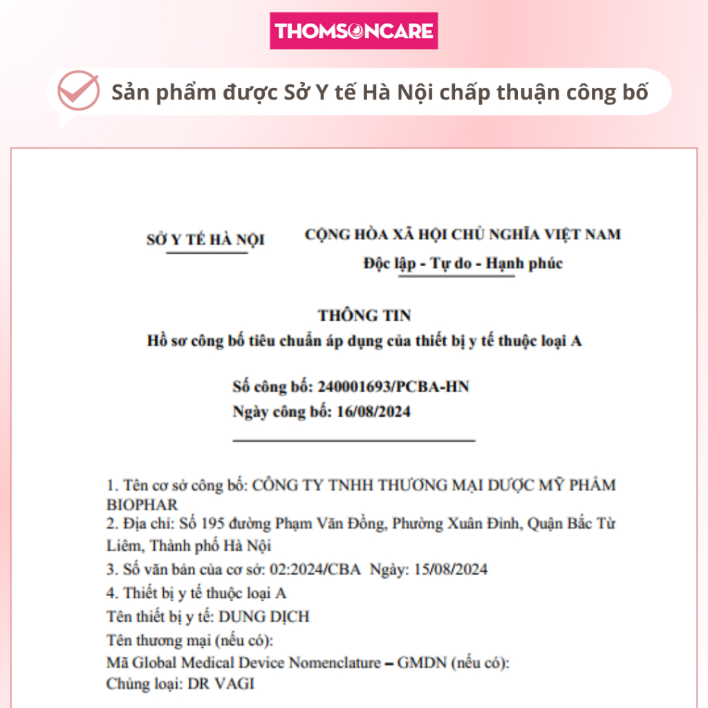 Bình rửa âm đạo Dr Vagi (Mua để nhận quà) Hộp 1 bình xịt và 10 ống dung dịch lớn hơn, dung dịch vệ sinh rửa phụ khoa sâu