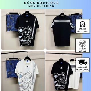 Bộ Quần Áo Cộc Nam A DI ĐÁT In Hình Hót Hít - BỘ Hè Nam A DI ĐÁT In Hình Hàng Cao Cấp