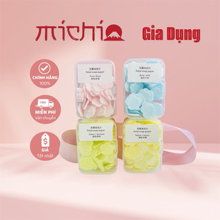 Xà Bông Rửa Tay Hình Bông Hoa, Xà Phòng Giấy Bỏ Túi Đi Du Lịch Đi Ra Ngoài Tiện Lợi[hộp chữ nhật]