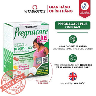 Vitamin bầu Pregnacare Plus Omega - NHẬP KHẨU CHÍNH HÃNG