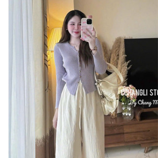 Áo len cardigan dài tay chất mềm đẹp, Áo khoác mongtoghi thu đông AL8881 - NhiNhi Shop