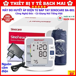 Máy Đo Huyết Áp Sinocare Sinoheart BA-801 Công Nghệ Đức