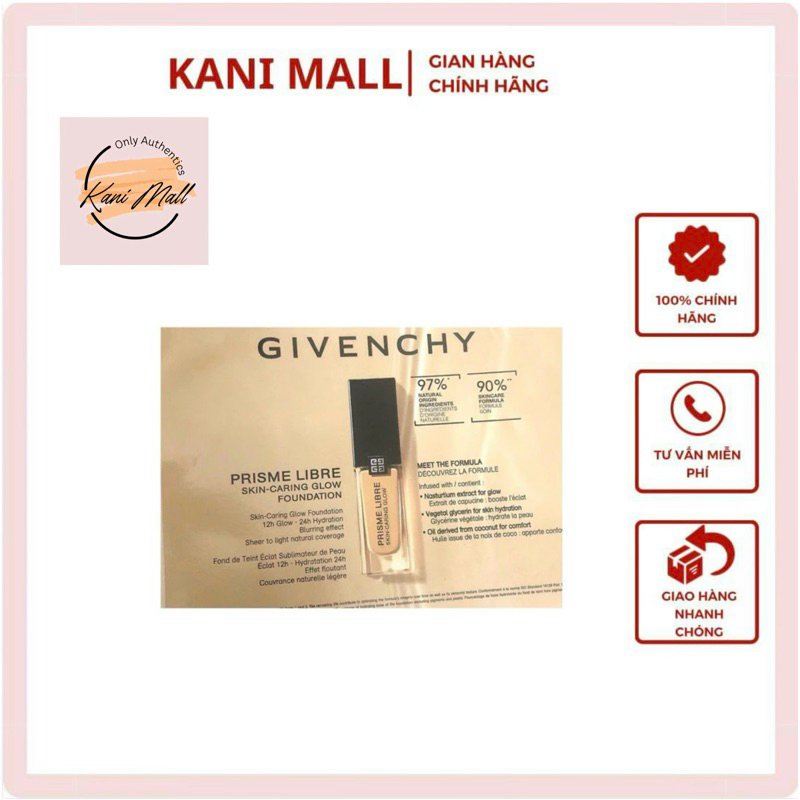 Sample - Kem nền GIVENCHY Prisme Libre Skin-Caring Glow Foundation